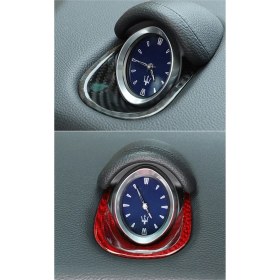 Resim Steellaar Gösterge Paneli Saat Dekor Çerçevesi Değiştirilmiş Sticker 14-21 Siyah (Yurt Dışından) 