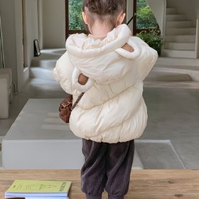 Resim Kız Çocukları İçin Kalın Kapüşonlu Mont - Ön Kapatma ile Sıcak Dış Giyim, Kolay Giyilebilen Soğuk Hava Giysileri (Esnek Olmayan Kumaş) - Günlük ve Özel Günler İçin Mükemmel, Mevsimlik Giyim, Eğlenceli Tasarım, Rahat Yalıtım, Mont, Giyim, Kız Çocukları İçin Mont, Kız Çocukları İçin Kışlık Mont, Kız Çocukları İçin Kışlık Takım, Kız Çocukları İçin Kışlık Takım 