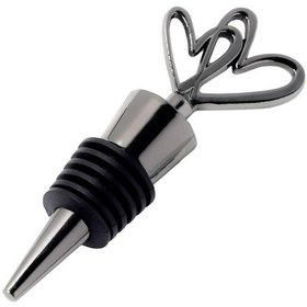 Resim Çift Kalpli Yeniden Kullanılabilir Dekoratif Yağ İçecek Ve Şarap 