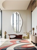 Resim Klas Boy Ayna / Duvar Boy Aynası / Salon Aynası / Konsol Aynası / Hol Aynası / 150 X 80 Cm 100 X 150 Beyaz 