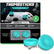 Resim Lotus için Xbox One ve Xbox Series X Kontrol Cihazı | Performans Başparmak Çubukları | Orta Yükselişli Konkav | Turkuaz/Şeffaf 