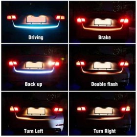 Resim Hyundai İx55 Bagaj Altı Kayan Led RGB Su Geçirmez Silikon Yüzey 120 cm 