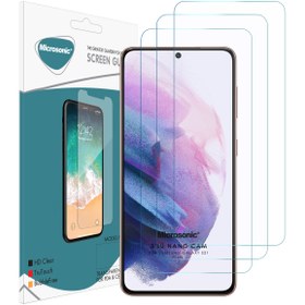 Resim Microsonic Samsung Galaxy S21 Plus Screen Protector Nano Glass Cam Ekran Koruyucu (3 Pack) Microsonic