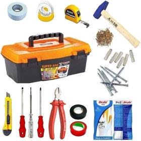 Resim 213 Parça El Aleti Seti Dolu Takım Çantası, Çok Amaçlı ve Dayanıklı Set 