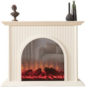 Resim Olivia Şömine Beyaz 