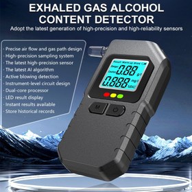 Resim 1 Adet LCD Ekranlı Yüksek Hassasiyetli Alkol Test Dedektörü - Sarhoş Sürüş İçin Taşınabilir Alkol Test Cihazı, Anında Sonuçlar, Çift Çekirdekli İşlemci & Yüksek Hassasiyetli Sensörler 