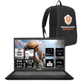 Resim MSI Modern 15 F13MG i5 1335U 12GB 1TB SSD 15.6\ FHD 60Hz FDOS Taşınabilir Bilgisayar & PER4 ÇANTA 