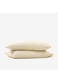 Resim 50x70cm 2adet %100 Cotton Yastık Kılıfı Krem 