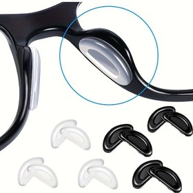 Resim 12 adet Yumuşak Silikon Burun Pedleri - Kaymaz, Tam Plastik Çerçeve Güçlendirilmiş Hava Bölmesi, Koku 
