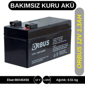 Resim ORBUS 12v 1.3ah Alarm Aküsü 