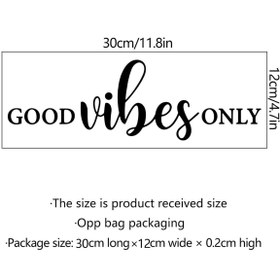 Resim Janusmania Good Vibes Only Ayna Sticker Duvar Sticker 