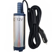 Resim 30L/dk DC 12V 24V Taşınabilir Mini Elektrikli Dalgıç Pompa Dizel Yağı Su Yakıt Transferi için Pompa 