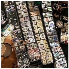 Resim Mushroom Collect Temalı Rulo Sticker Seti - Bullet Journal 