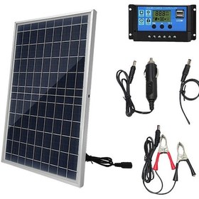 Resim Lemestar 10w Taşınabilir Güneş Paneli Seti - Kamp, Seyahat Ve Acil Durumlar İçin Şarj Kontrollü 