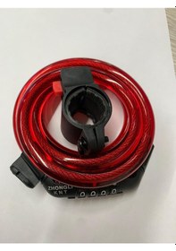 Resim Knt Bisiklet Kilidi 12 MM 100 CM Değiştirilebilir Şifreli Çok Renkli 