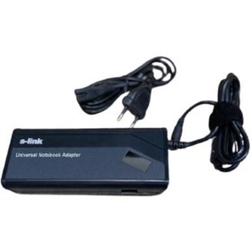 Resim S-Link Notebook Universal Ac Adaptör100w 10 Başlıklı +usb 5v Çıkışlı Süper Slim S-link Sl-100lc 