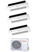 Resim Vitoclima Multi Tek Yön Kaset 1+3 Sistem (O4F3080M2) 3x12000 BTU İç 8.0 Kw Dış Ünite Klima Viessmann