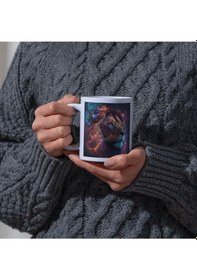Resim Baskılı Kupa Bardak Fotoğraflı & Tasarımlı Seramik Kahve Kupası 193 Beyaz 