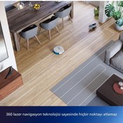 Resim Philips VP 3000 Serisi Islak Kuru Moplu Beyaz Robot Süpürge,4000 PA , 0,35 Litre , 14,76 V , Beyaz 