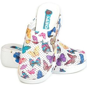 Resim Kelebek Desenli Sabo Terlik Çok Renkli 