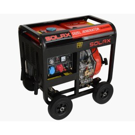 Resim Solax SDJ8500ME3 Dizel Jeneratör Ipli Marşlı Trifaze 7.1 kVA 