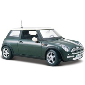 Resim Mini Cooper 1:24 Yeşil Model Araba 