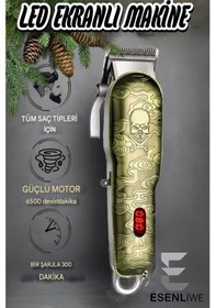 Resim Profesyonel Berber Tıraş Makinesi 4 Parça 