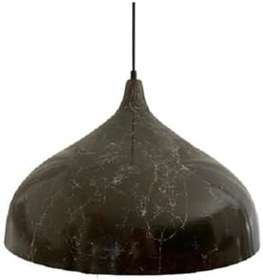 Resim Rsylight Retro Kahve Mermer Desenli Dekoratif Tekli Rustik Metal Sarkıt Avize 43 Cm 