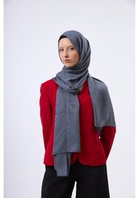 Resim Mirsoy Scarf Velora Modern Desen Şal Antrasit 