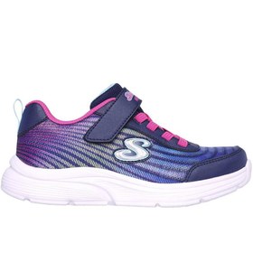 Resim Skechers Wavy Lites - Hydro Crush Kız Çocuk Lacivert Spor Ayakkabı 