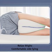 Resim Hamile Kadınlar ve Çiftler İçin Kalp Şekilli Bacak Yastığı - %100 Polyester Kapaklı Ergonomik Diz Desteği, Eklem Rahatlığı ve Omurga Düzenlemesi İçin Çok Fonksiyonlu Konfor, Elde Yıkan, Beyaz, Rahat Uyku, Rahat Tasarım, Dayanıklı Konfor 