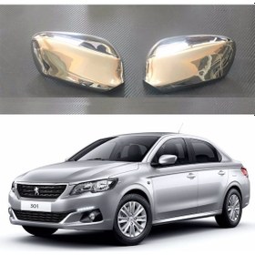 Resim Peugeot 301 Krom Ayna Kapağı 2 Prç. 2012 ve Üzeri 