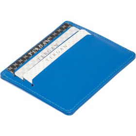 Resim Mavi Deri Unisex Kredi Kartlık - S1KK00001050-M5J 