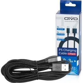 Resim Oıvo Iv-p5229 3m 1a Ps5 / Switch Pro / Xbox Serisi İçin Usb Type-c Şarj Veri Kablosu 