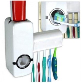 Resim 5DM Diş Macunu Sıkma Makinesi Ve 5 Li Diş Fırçası Tutucu 