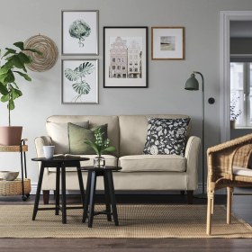 Resim IKEA Bej Konforlu Kanepe - 2'li Kanepe 