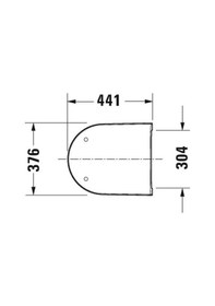 Resim Duravit D-neo Klozet Kapağı Yavaş Kapanır 0021690000 