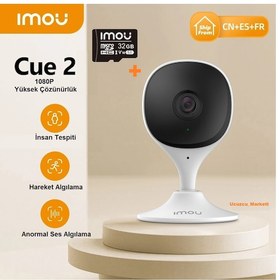 Resim WİFİ GÜVENLİK KAMERASI + 32GB HAFIZA KART İLE BİRLİKTE 