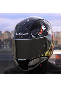 Resim Gri Cam + Ls2 Rapid 2 Spox Motosiklet Kaskı Gri 