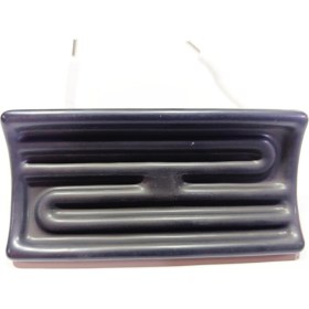 Resim Sern Infrared Seramik Isıtıcı Rezistans Konkav 122X60MM 500W 230V Siyah Renk Hsc Model 