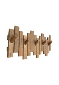 Resim Mavitrendd Ahşap Duvar Kapı Askısı Elbise Askılık Piyano Model 5 Askılı Yuva (529879149) Meşe 