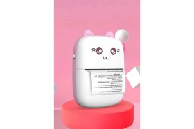 Resim Marsilyan C9 Pembe Mini Yazıcı Taşınabilir Termal Yazıcı Kablosuz Bağlantı Ap Kontrol Cep Yazıcısı 