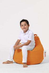 Resim earmut Premium Çocuk Armut Koltuk Turuncu 