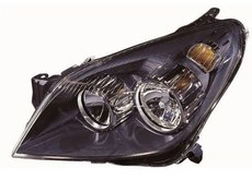 Resim Opel Astra H Sol Far Siyah Zeminli Hella Marka 93178635 