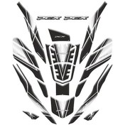 Resim Gogo Tank Pad 004 Siyah-gri 26 Parça Honda Pcx 125 2021-2023 