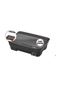 Resim Sinbo Elektrikli Izgara Cam Kapaklı 001 