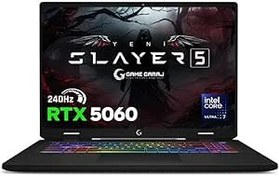 Resim Game Garaj Slayer5 7XL-5060 C4 Intel Ultra 7 255HX 64GB RAM 2TB SSD RTX5060 17" 240Hz QHD+ IPS FreeDOS Gaming Laptop 