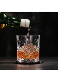 Resim Perlotus 330 Cc Paris Serisi Büyük Kadeh Tekli Viski Bardağı Beyaz 