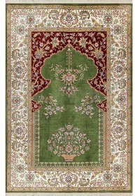 Resim Dijital Baskılı, Yıkanabilir, Yumuşak Dokulu Çocuk Ve Yetişkin Seccade S-dot-hts-02 Yeşil 