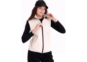 Resim Monox Kadın Slim Fit Tam Fermuarlı Polar Yelek 